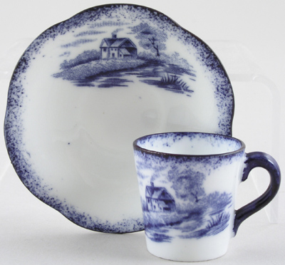 Miniature Cup and Saucer c1910